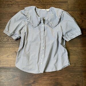 Levi Peter Pan Collared Button Up